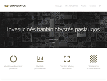 Tablet Screenshot of confidentus.eu